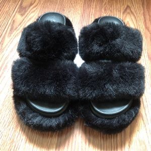 Simmi London Faux Fur Sandals US Size 10 EUR 41